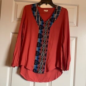 Shophopes Aztec print blouse